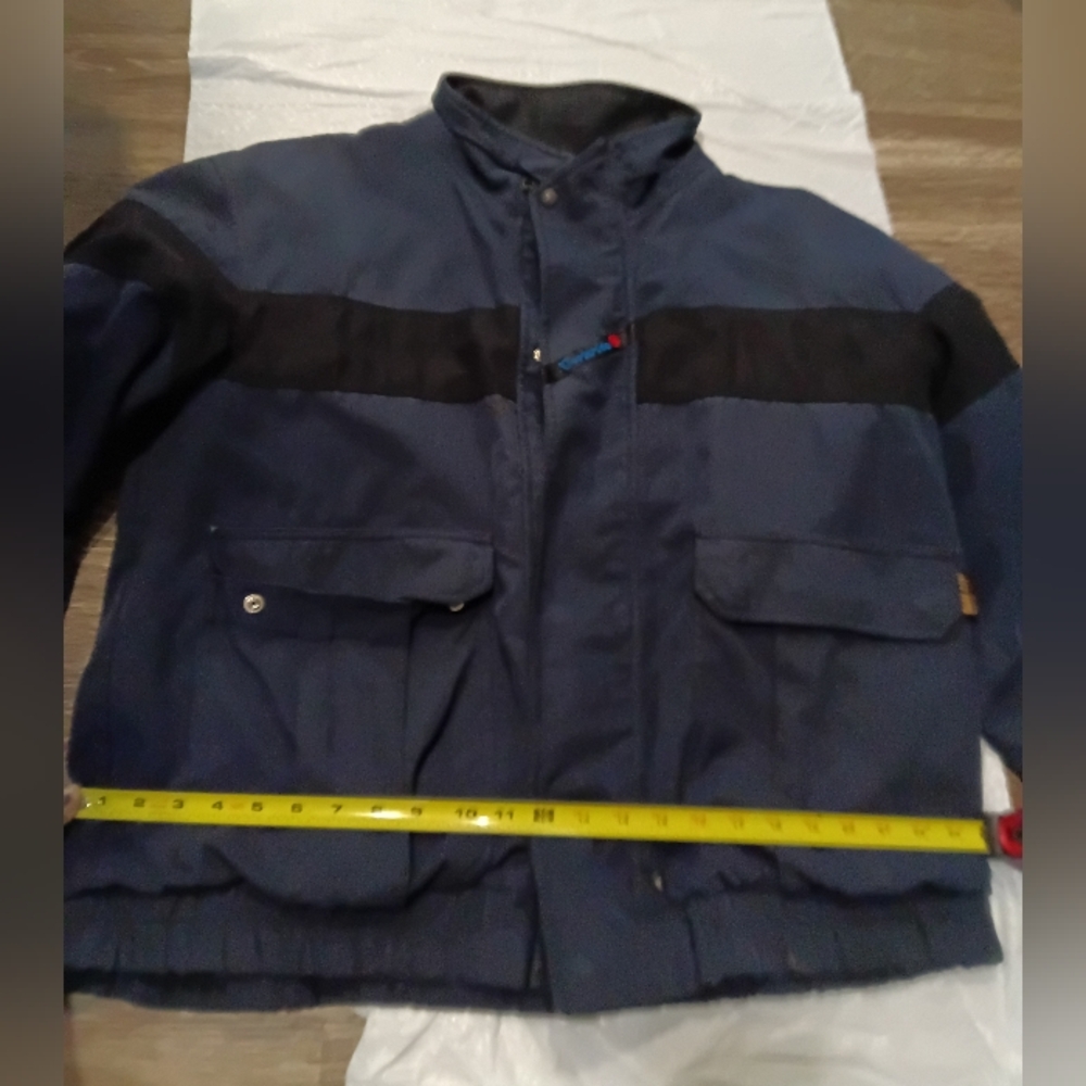 mens Workrite Navy Blue Work Jacket size large
